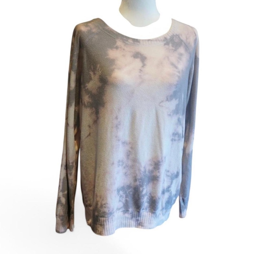 💚 BLUE LIFE Long Tie Dye Long Sleeve Sweater (M)